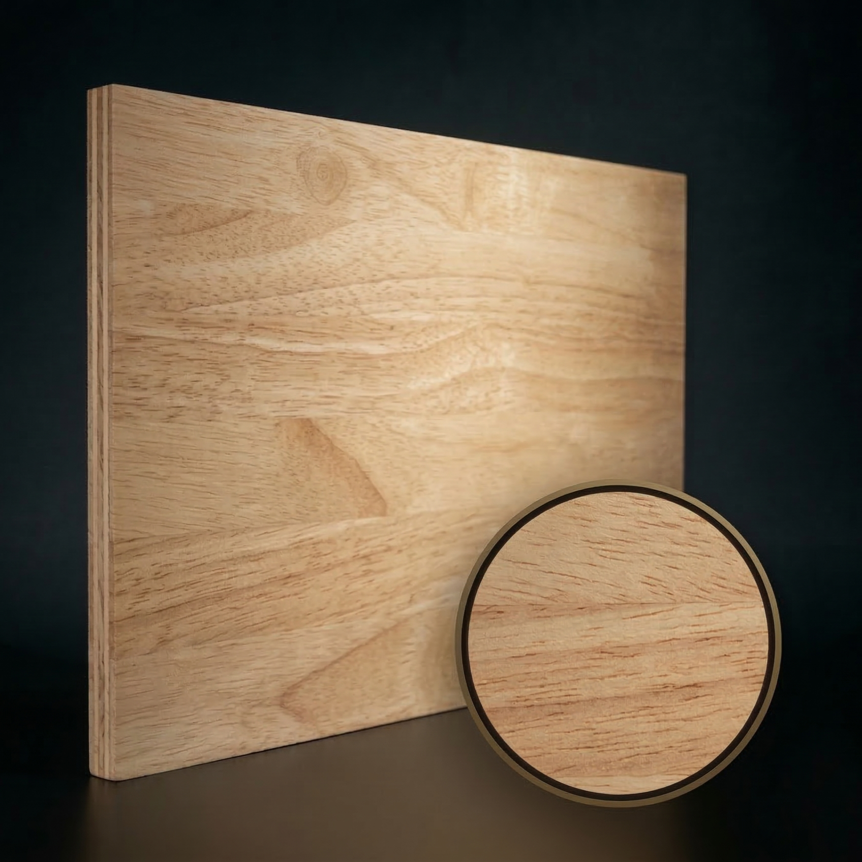 Sustainable Rubberwood Plywood Sheets